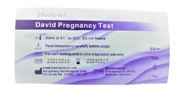 Terhességi teszt normál érzékenység (25 mlU/ml)